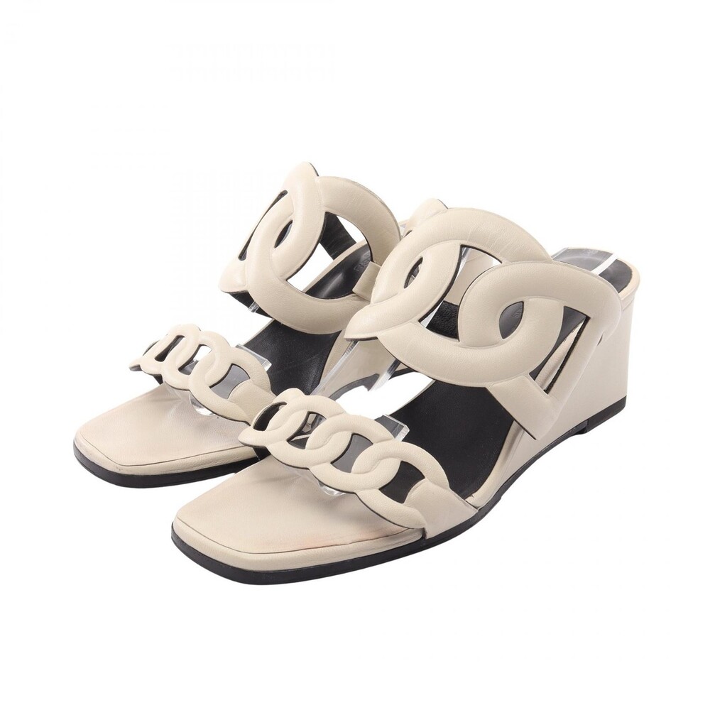 Hermes Figari Wedge Mule Snadal Shoes #339418H37B
